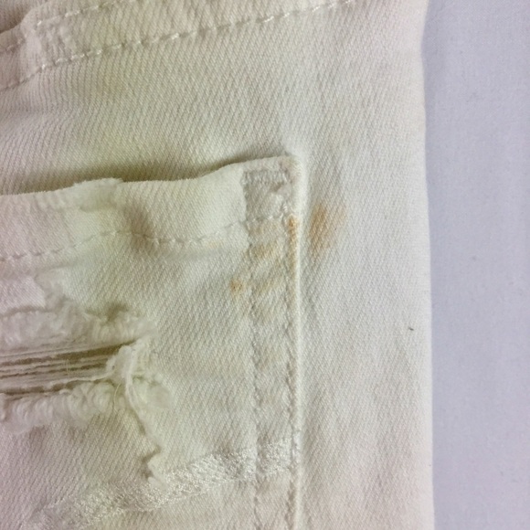 AMERICAN Eagle Midi Super Stretch Shorts White - Picture 7 of 12